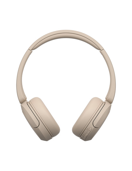 Sony WH-CH520 Auricolare Wireless A Padiglione Musica e Chiamate USB tipo-C Bluetooth Base di ricarica Crema