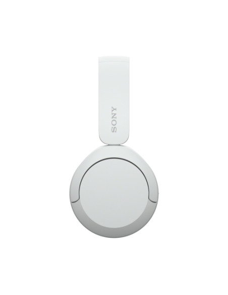 Sony Cuffie Bluetooth wireless WH-CH520 - Durata della batteria fino a 50 ore con ricarica rapida, stile on-ear - Bianco