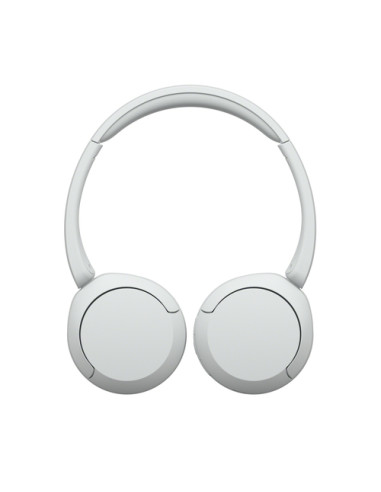 Sony Cuffie Bluetooth wireless WH-CH520 - Durata della batteria fino a 50 ore con ricarica rapida, stile on-ear - Bianco
