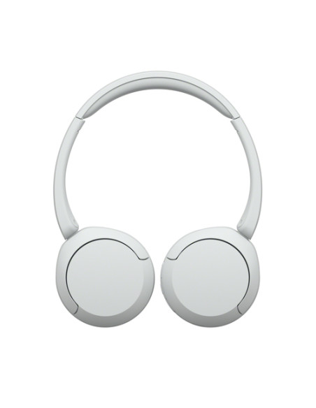 Sony Cuffie Bluetooth wireless WH-CH520 - Durata della batteria fino a 50 ore con ricarica rapida, stile on-ear - Bianco