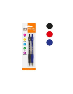 CF2 PENNE SFERA 1 MM BLU-NERO-ROSSA 2