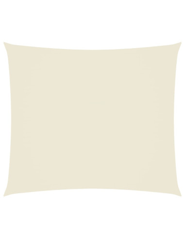 Parasole a Vela Oxford Rettangolare 2x2,5 m Crema