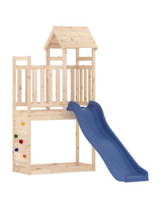 Set da Gioco da Esterno in Legno Massello di Pino 2