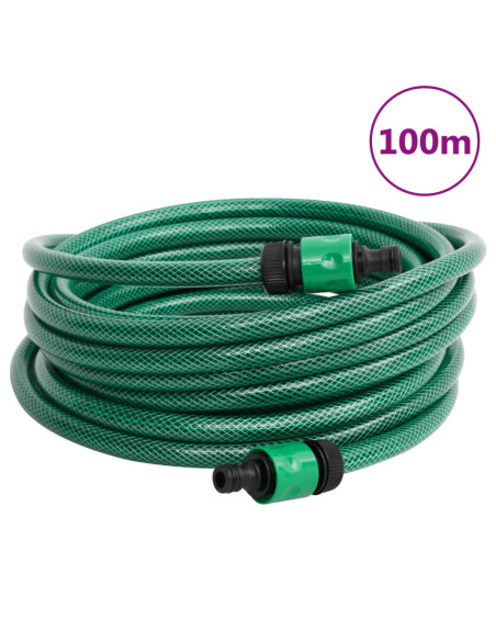 Tubo Flessibile per Piscina Verde 100 m PVC