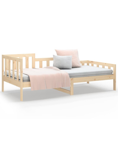 Dormeuse senza Materasso 90x190 cm in Legno Massello di Pino