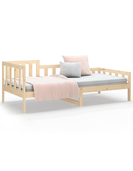 Dormeuse senza Materasso 90x190 cm in Legno Massello di Pino