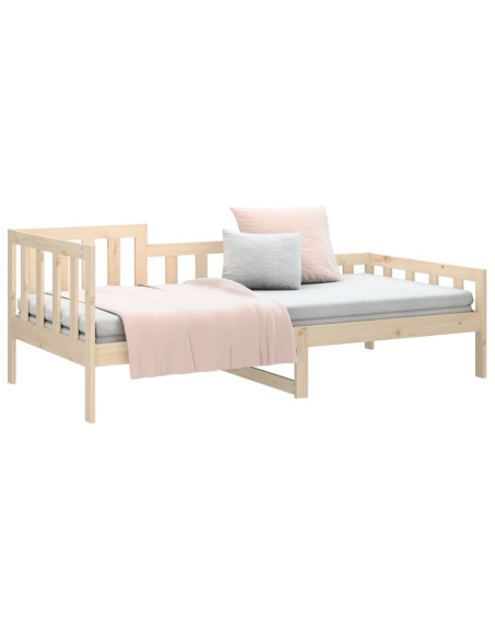 Dormeuse senza Materasso 90x190 cm in Legno Massello di Pino