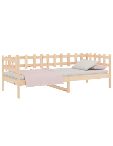 Dormeuse senza Materasso 90x190 cm in Legno Massello di Pino