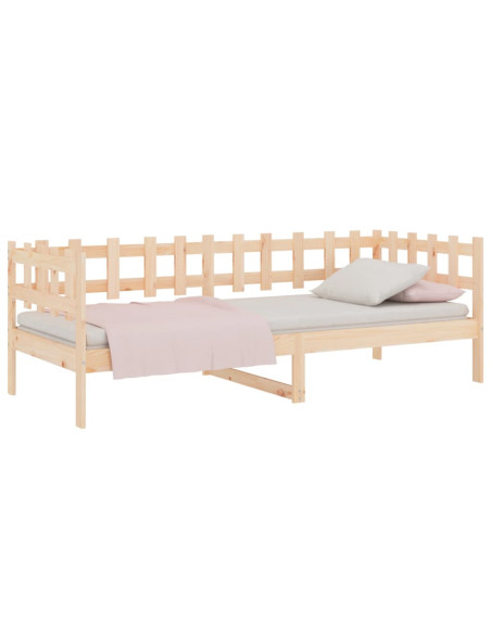 Dormeuse senza Materasso 90x190 cm in Legno Massello di Pino