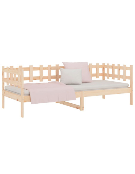 Dormeuse senza Materasso 90x190 cm in Legno Massello di Pino