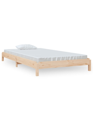 Letto Impilabile 80x200cm in Legno Massello di Pino