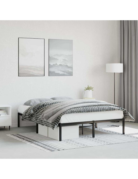 Giroletto in Metallo Nero 135x190 cm