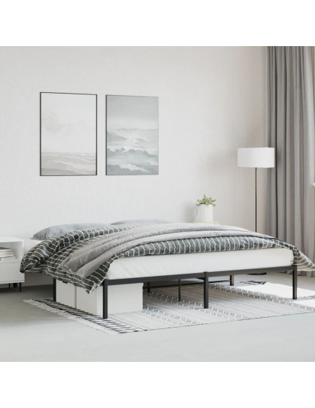 Giroletto in Metallo Nero 200x200 cm