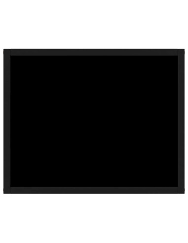 322852  Console Table Black 50x40x40 cm Tempered Glass