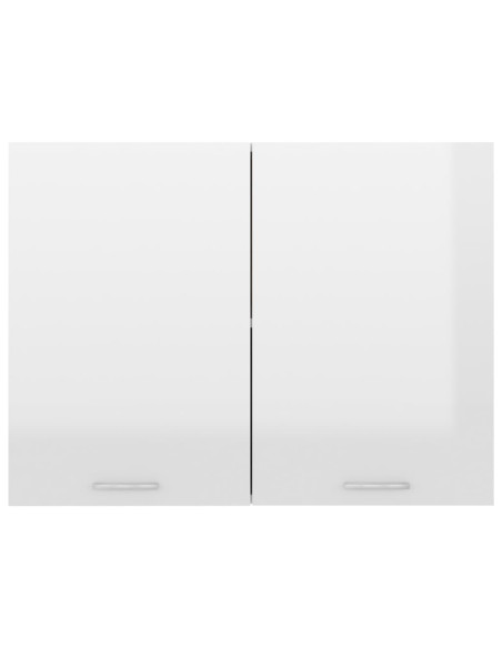 Mobile Pensile “Lyon” Bianco Lucido 80x31x60 cm