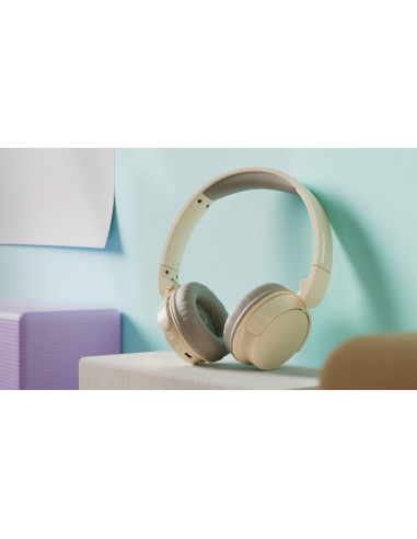 Philips TAH3209BG/00 cuffia e auricolare Wireless A Padiglione Musica e Chiamate Bluetooth Beige