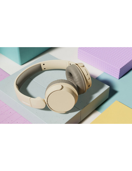 Philips TAH3209BG/00 cuffia e auricolare Wireless A Padiglione Musica e Chiamate Bluetooth Beige