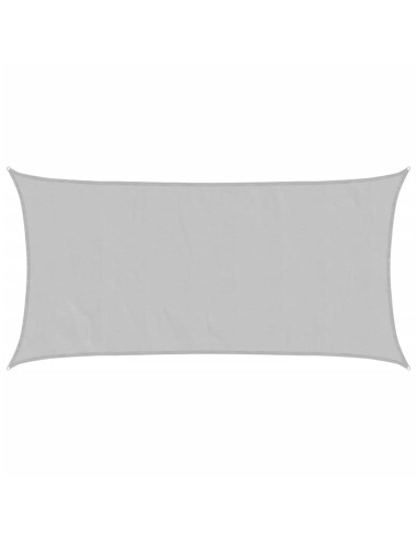Vela Parasole Grigio Chiaro 3,5x2 m 100% Poliestere Oxford