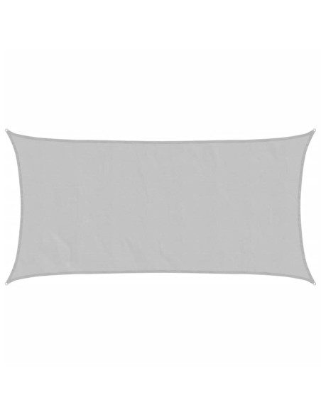 Vela Parasole Grigio Chiaro 3,5x2 m 100% Poliestere Oxford