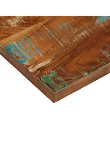 Piano Tavolo 50x40x3,8 cm Rettangolare in Massello di Recupero