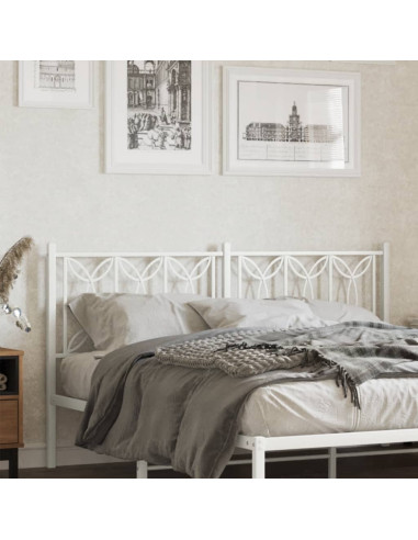 Testiera di Ricambio in Metallo Bianco 160 cm