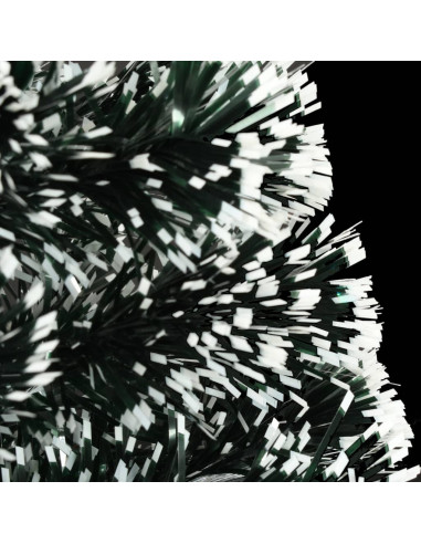 Albero di Natale Preilluminato con Supporto e LED 120 cm Fibra Ottica