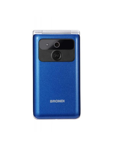 Brondi Amico Prezioso 7,11 cm (2.8") Blu Telefono per anziani