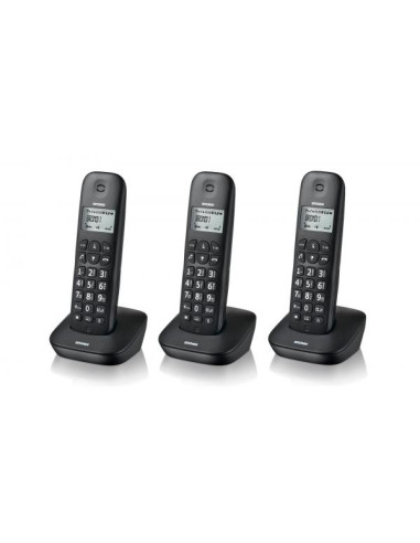 Brondi Gala Trio Telefono DECT Identificatore di chiamata Nero