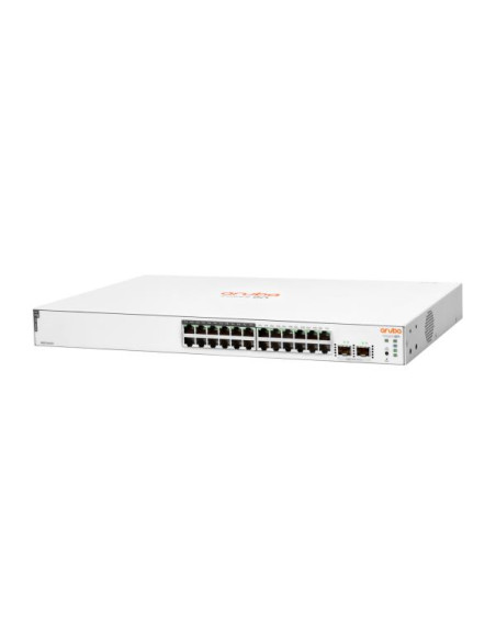 HPE Aruba Networking Aruba Instant On 1830 24G 12p Class4 PoE 2SFP 195W Gestito L2 Gigabit Ethernet (10/100/1000) Supporto Power