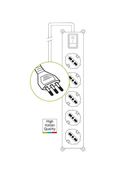 MULTIPRESA 5 USCITE FILTATRA