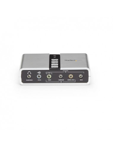 StarTech.com Scheda audio esterna adattatore audio USB 7.1 con audio  digitale SPDIF