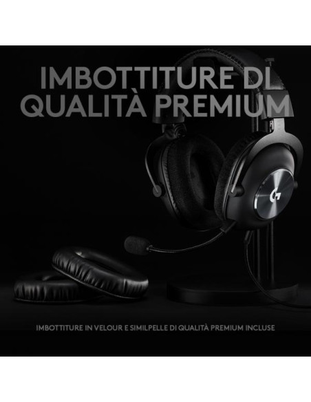 Logitech G PRO x Cuffia Gaming Cablata con Microfono Blue VO!CE, DTS Headphone:X 7.1 e Driver PRO-G da 50 mm, 7.1 Surround Pensa