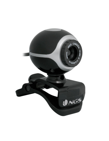 NGS Xpresscam300 webcam 8 MP 1920 x 1080 Pixel USB 2.0 Nero, Argento
