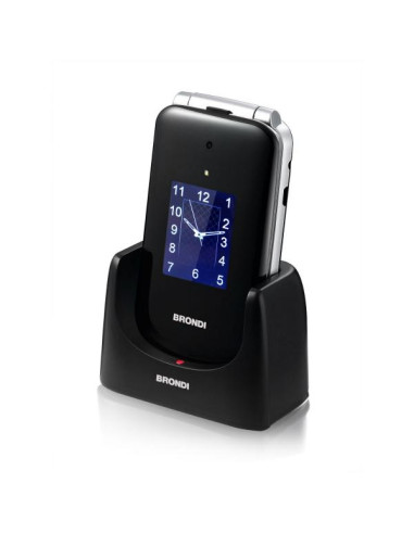 Brondi Amico Supervoice 7,11 cm (2.8") Nero Telefono per anziani