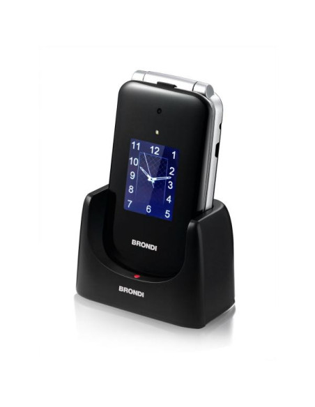 Brondi Amico Supervoice 7,11 cm (2.8") Nero Telefono per anziani