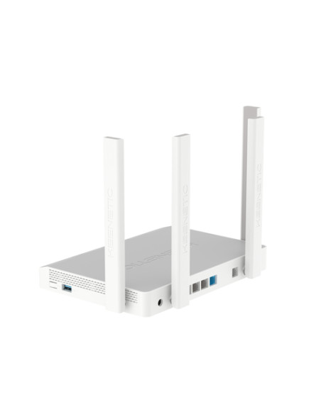 Keenetic Hopper DSL Modem router Wi-Fi 6 mesh Supervectoring VDSL2/ADSL2+ AX1800 con smart switch Gigabit a 4 porte e porta USB 