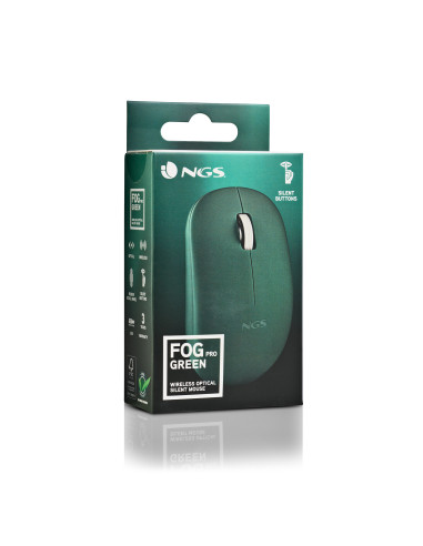 NGS FOG PRO mouse Ufficio Ambidestro RF Wireless Ottico 1000 DPI