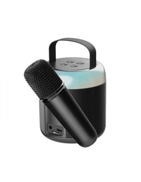 Techmade TM-K2-BK altoparlante portatile e per feste Altoparlante da festa Nero 5 W