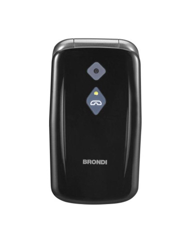Brondi BRONDISICUROPL cellulare 7,11 cm (2.8") 82 g Nero Telefono con fotocamera