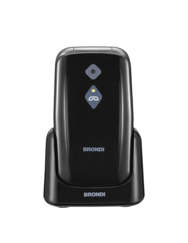 Brondi BRONDISICUROPL cellulare 7,11 cm (2.8") 82 g Nero Telefono con fotocamera