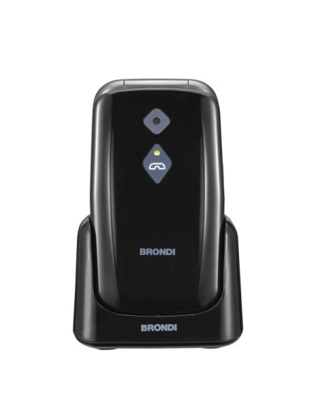 Brondi BRONDISICUROPL cellulare 7,11 cm (2.8") 82 g Nero Telefono con fotocamera