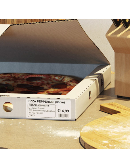 Brother DK-11208 nastro per etichettatrice Nero su bianco