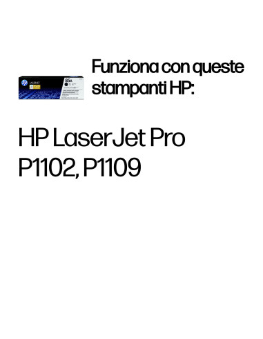 HP Cartuccia Toner originale nero LaserJet 85A