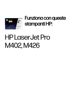 HP Cartuccia Toner originale nero ad alta capacità LaserJet 26X 2