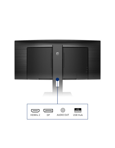 Philips B Line 345B1C/00 Monitor PC 86,4 cm (34") 3440 x 1440 Pixel Quad HD LCD Nero