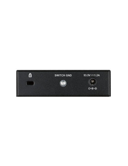 D-Link DGS-1005P/E switch di rete Non gestito Gigabit Ethernet (10/100/1000) Supporto Power over Ethernet (PoE) Nero