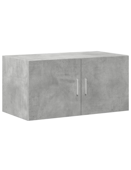 Armadietto Grigio Cemento 80x42,5x225 cm in Truciolato