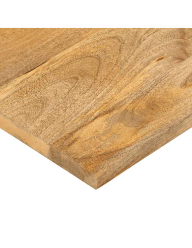 Piano per Tavolo 90x60x3,8 cm Rettangolare Legno Massello Mango
