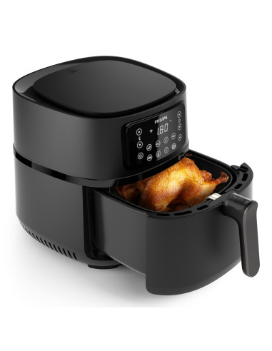 Philips Serie 5000 Airfryer 7.2L, Friggitrice ad aria 16-in-1, App per ricette , accessorio teglia HD9285/93