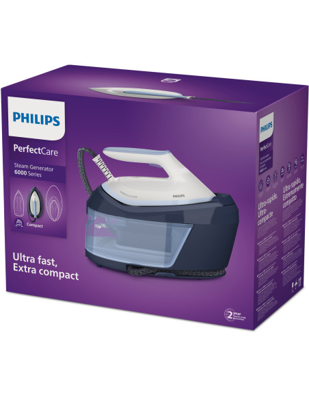Philips Serie 6000 PerfectCare PSG6026/20, Ferro da stiro generatore di vapore, 2400W, 1.8L